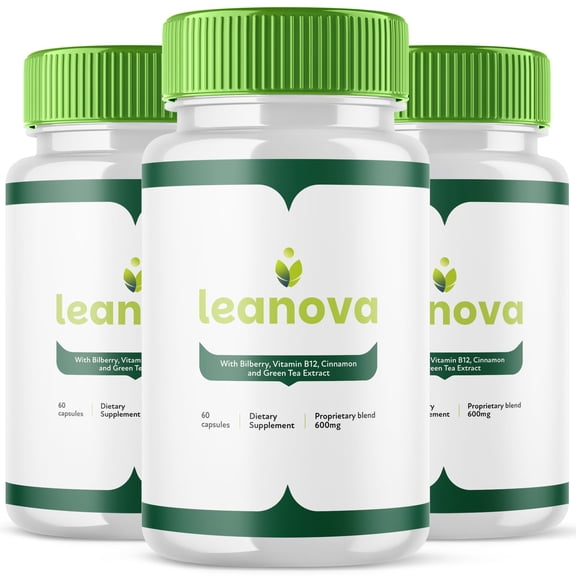 Leanova Advanced Formula Pills Supporting Energy and Healthy Lifestyle 180 Capsules