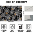 thumbnail image 4 of Halloween Spooky Spider Web Placemats Set of 4 Halloween Scary Black Orange Spider Web Washable Heat Resistant Placemats 12”×18”, 4 of 5