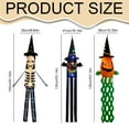 thumbnail image 3 of Halloween Windsock With Skeleton & Witch Hat Design 61 Inch Color Changing LED Lights Hanging Indoor/Outdoor Decor For Garden Yard Courtyard Atmosphere, 3 of 9