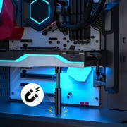 Universal Graphics Card Holder, Height Adjustable GPU Support Bracket, Lightweight / Vertical Mount GPU Sag Bracket Video Card Stand GPU Holder, for Computer Desktop(72mmx13mm)