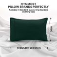 thumbnail image 2 of Funda de almohada Utopia Bedding Queen, 51 x 66 cm, microfibra suave, paquete de 2, 2 of 8