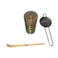 thumbnail image 3 of Tnarru Japanese Matcha Tea Set Bamboo Tea Matcha Tools Accessories Matcha Tea Ceremony Kit Stainless Steel for Tea Room 3pcs, 3 of 8