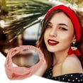 thumbnail image 2 of Unique Bargains 1 Pc Stripes Elastic Cross Headwrap for Women Dark Pink, 2 of 6