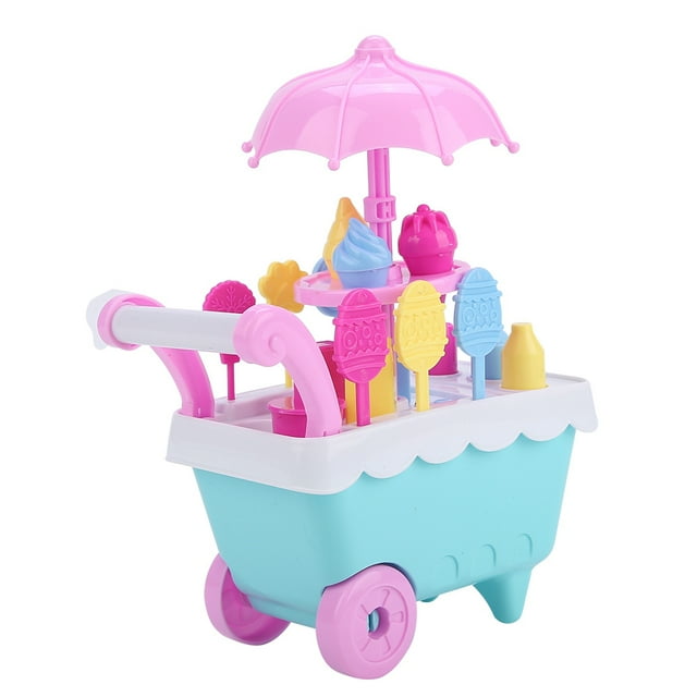 Carrito de dulces para niños, carrito de helado de simulación, carrito de helado, materiales de la mejor calidad