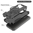 thumbnail image 7 of TYJKeJi Case with Holder Stander Kickstand Drop Resistant Shockproof Case For iPhone 16 Pro (6.3inch), 7 of 7
