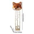 thumbnail image 3 of Whimsical Friends Bookmark Collection Handmade Bookmarks With Cute Deer Head Decorative Page Marker For Reading For Book Lovers Teachers Students, 3 of 4