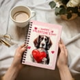 thumbnail image 3 of Happy Valentine's Day English Springer Spaniel Brings Love Heart Spiral Bound Journal Springers Dog Lover Gifts 5x7in Spiral Notebook - 02028, 3 of 5
