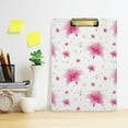 thumbnail image 6 of FMSHPON Seamless Pink Lily Wallpaper Clipboard Hardboard Wood Nursing Clip Board and Pull for Standard A4 Letter 13x9 inches, 6 of 8