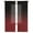 Red, variant on Gradient Blue Grey Abstract Art Semi Sheer Curtains 45 Inch Length 2 Panels Set, Sheer Kitchen Curtain Privacy Voile Window Curtain for Living Room Bedroom Rod Pocket Drapes