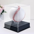 thumbnail image 6 of Acrylic Baseball Display Case,Souvenir Storage Box Holder with Bracket,Dustproof Baseball Holder Display Box, 6 of 8
