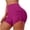 Purple, variant on felwors Women Ruched Drawstring Side Biker Shorts High Waisted Sexy Cutout Yoga Gym Dance Party Clubwear Athletic Booty Shorts Pink for Size M