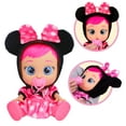 thumbnail image 3 of Cry Babies Disney Nurturing Baby Doll Inspired by Minnie Mouse, Dressed Up in The Iconic Pink Dress and Cries Real Tears with Pink Hair, 3 of 8