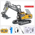 thumbnail image 2 of Coche de ingeniería con Control remoto para niños, excavadora, camión volquete, juguete Rc, regalos de cumpleaños, 2 of 4