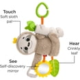 thumbnail image 5 of Fisher-Price Juguete para bebé, cochecito lento, muy divertido, perezoso, actividad de viaje con movimiento y detalles sensoriales para recién nacidos a partir de 0 meses, 5 of 5