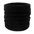 thumbnail image 1 of Fleece Neck Warmer Unisex Solid Color Neck Warmer Fleece Knitted Scarves Warmer Fashion Scarf, 1 of 3