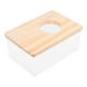 thumbnail image 1 of 1 caja de baño de arena para mascotas pequeñas, inodoro transparente para hámster, baño de arena., 1 of 8