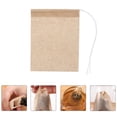 thumbnail image 3 of 100pcs Bolsas de té desechables de 100 unids Bolsas de filtro de sello con cordón Soporte de hoja suelta, 3 of 5