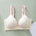 thumbnail image 4 of Nmnitkp Nursing Bras for Breastfeeding Seamless Maternity Bra Wireless Pregnancy Bras Comfort Sleep Bralette with Support,Breathable & Moisture-Absorbent Cotton Nursing Bras White,80, 4 of 4