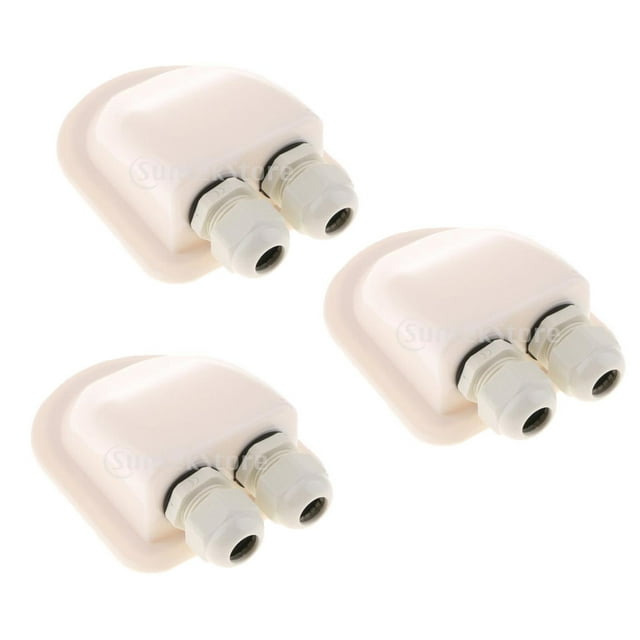 Glándu De Entrada De Cable Para Vehículos, Tamaño De 110 X 92 X 40mm 3 Sunnimix Doble entrada de cable