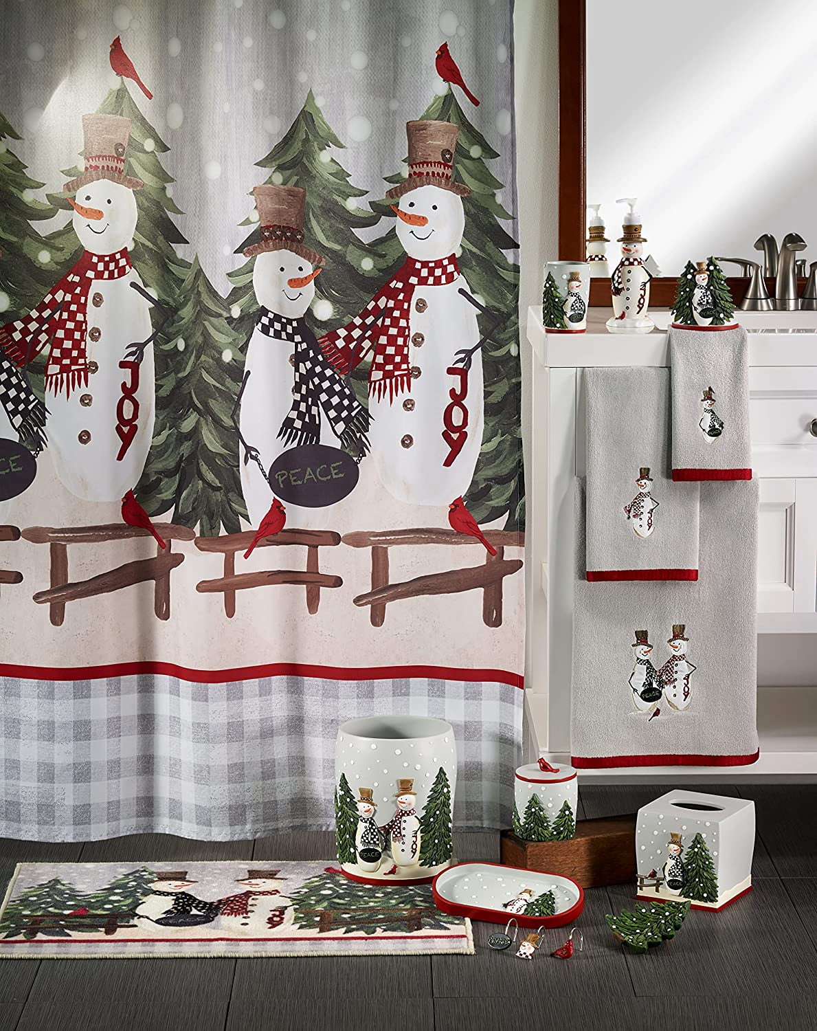 Avanti Holiday Country Friends Tissue Cover