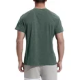 thumbnail image 2 of Playera Henley Casual Para Hombre Manga Corta Con Bolsillos, 2 of 5