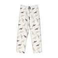 thumbnail image 4 of Goofa Leopard Print Printed Soft Pajama Pants for Men, Wide Leg Comfy Casual Lounge Yoga Pants-Medium, 4 of 9
