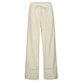 thumbnail image 3 of MEZZALL Women Maternity Solid Color Elastic Waist Drawstring Casual Long Pants With Pocket Cozy Pregnant Trousers, 3 of 7