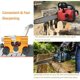 thumbnail image 5 of Amoladora de cadena + 1 cabezal de molienda, amoladora de cadena Manual en caja, manivela, amoladora de motosierra portátil, molienda de cadena para el hogar, 5 of 5