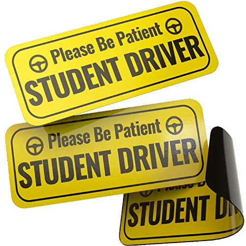 STUDENT DRIVER MAGNETIC SIGN  8x18" 