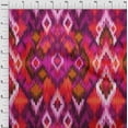 thumbnail image 4 of oneOone Silk Tabby Purple Fabric Flame Stitch Craft Projects Decor Fabric Printed By The Yard 42 Inch Wide, 4 of 4