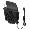 thumbnail image 1 of Clavier de jeu mécanique portable filaire USB 35 touches à une main avec rétroéclairage LED, 1 of 4
