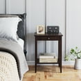 thumbnail image 5 of Wood End Table with Drawer, Narrow Sofa Side Table Bedside Tables with Storage Shelf, 5 of 9
