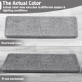thumbnail image 7 of Bullnose Carpet Stair Treads Set Tape Free Non-Slip Indoor Stair Protectors Pet Friendly Rugs Covers Soft Skid Resistant Washable Reusable 9.5" x 30"x1.2" (14 Pieces, Light Gray), 7 of 7