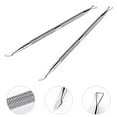 thumbnail image 2 of OUNONA 2pcs Metal Cuticle Pusher Tool for Nail Surface Shaping with Ergonomic Design for Daily Use by Professionals, 2 of 8