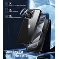 thumbnail image 4 of for iPhone 15-Pro-Max Phone Case: Anti-Yellowing Clear Case for iPhone 15 Pro Max | Military Grade Protection Shockproof Scratch-Resistant Transparent Phone Case 6.7 inch Black, 4 of 14