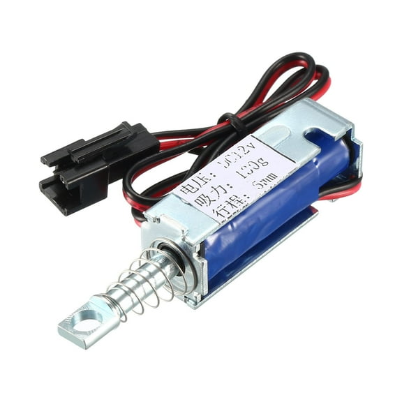 DC12V 2A 5mm Electromagnetic Solenoid Lock Pull Type for Electirc Lock Cabinet Door Lock