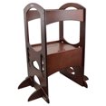 thumbnail image 1 of Little Partners Enfants Apprentissage Tour Tabouret Réglable, Cerise Noire, 1 of 5