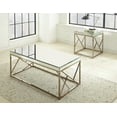 thumbnail image 5 of Steve Silver Evelyn Square Mirror Top End Table, Copper, 5 of 5