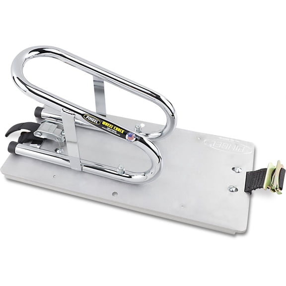 Pingel Chrome 3 1/2" Removable E-Track Chock (WC35EF)