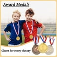 thumbnail image 3 of Gold Award Medals - LINKPEACE Gold Silver Bronze Medals with Neck Ribbon, Steel Metal for Party Favor Decorations and Sports Awards 1st 2nd 3rd Place(Diameter 2.56in), 3 of 8