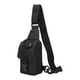 thumbnail image 3 of Mochila pequeña tipo mochila para el pecho para mujeres y hombres, ideal para montañismo, deportes y senderismo. Negro, 3 of 9