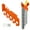 Orange, variant on Giaone Global Chainsaw Chain Rack Highlighting 5 Strong Fasteners and Integrated Side Storage Addons