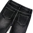 thumbnail image 6 of SILVERCELL 5-13T Kids Boys' Vintage Ripped Straight-Leg Jeans Destroyed Distressed Washed Denim Jeans Casual Streetwear Long Pants, Sizes 5-13 Years, 6 of 7