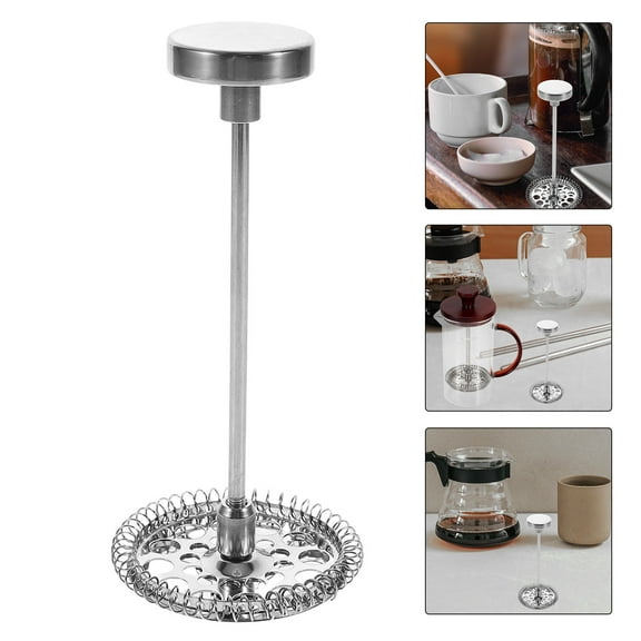 QIFULL Stainless Steel Coffee Filter 1Set for Filtration and Espresso Brewing in Cafes