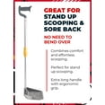 thumbnail image 2 of Scoop Monster Cat Litter Stand Up Scooper - Adjustable Length Handle Upto 34 inch - Super Large Shovel - Makes Fast Sifting (Silver), 2 of 3