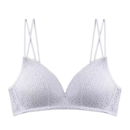 

ELENXS Women Bra Hollow Sexy Bralette Breathable Wireless Underwear
