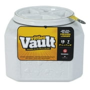 Gamma2 Vittles Vault Outback Pawprint Plastic Pet Food Storage Container, Grey, 15 Pound Capacity