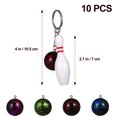 thumbnail image 2 of unbranded 10Ud Llaveros Para Llaves Con Creativo De Y De Bowling Para Y Regalos, 2 of 7