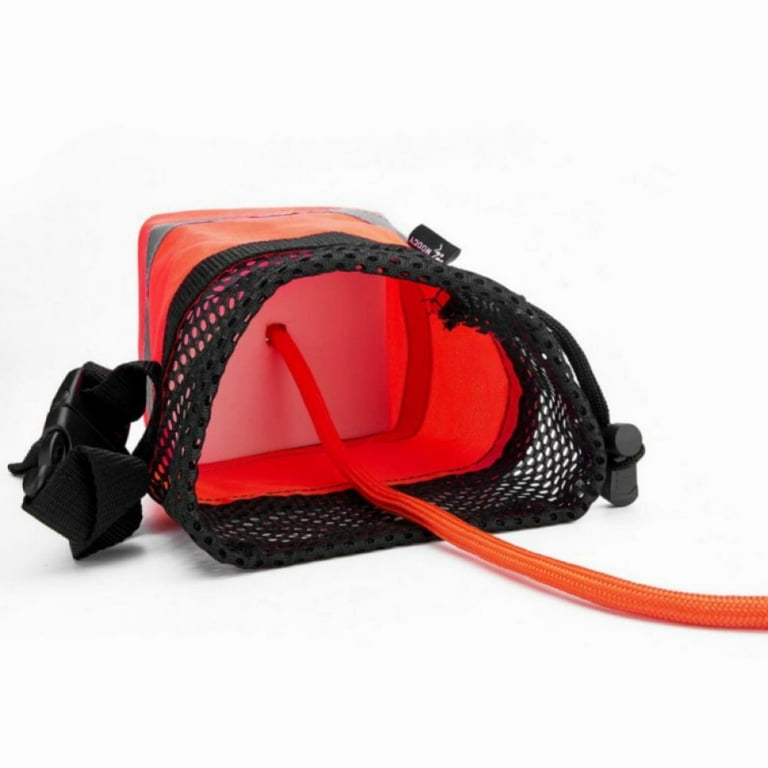 Rescue Throw Rope Bag with 50/100Ft Floating Line, Whistle Buckle