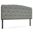 thumbnail image 3 of Canddidliike Full Tufted Fabric Modern Headboard in Light Gray Linen Fabric, 3 of 3
